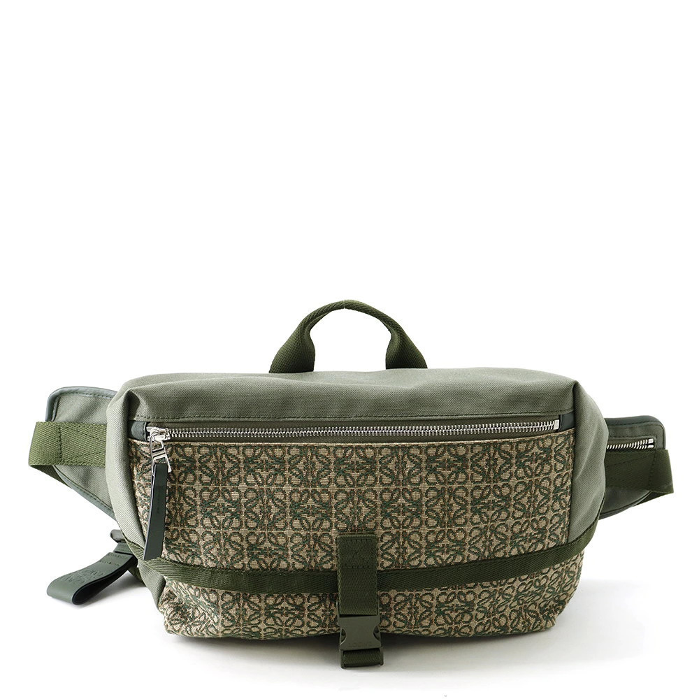 Loewe Postman Sling Anagram Canvas Handbag